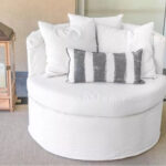 Sillon Ghost Circular 1 Cuerpo Con Funda Tussor