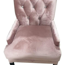 Silla Vestida Tristan Botones tipo Diamante Pana Antimanchas