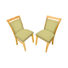 Silla Baut Tapizada De Madera Paraiso