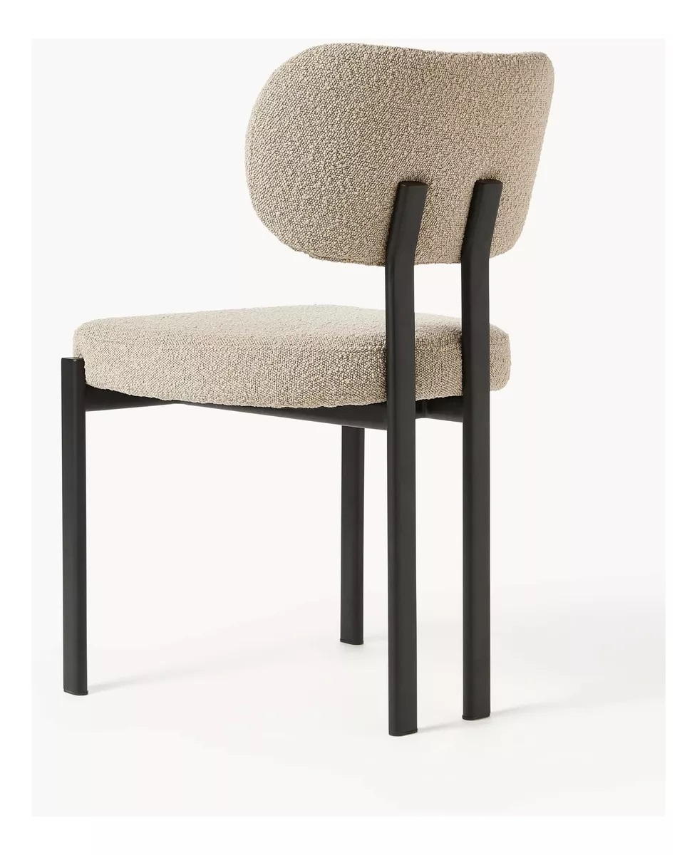 Silla Bairesdeluxe Praga 1 Pana Boucle Hierro - Imagen 2