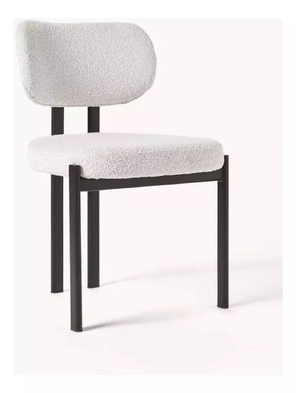 Silla Bairesdeluxe Praga 1 Pana Boucle Hierro - Imagen 4