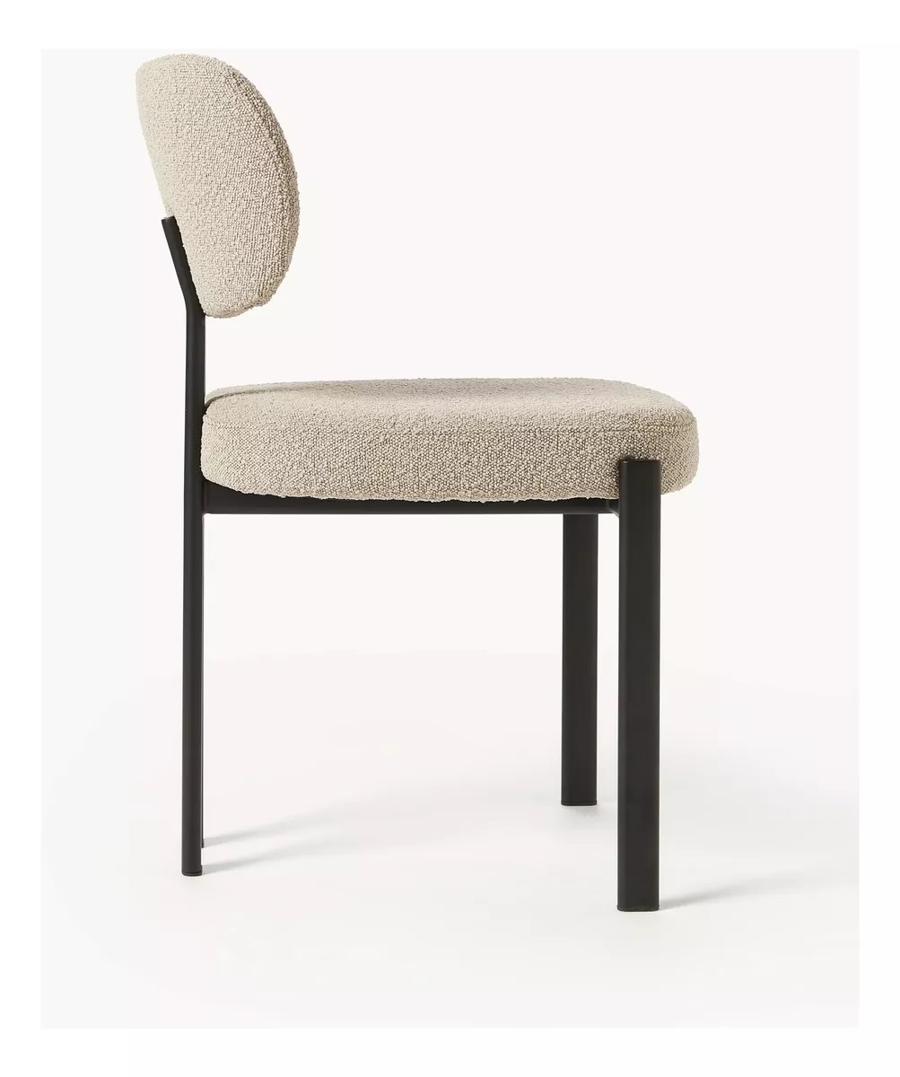 Silla Bairesdeluxe Praga 1 Pana Boucle Hierro - Imagen 8