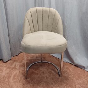 ✨ Silla Vitrus Cromada Bouclé | BairesDeluxe | ¡Comprá Online Ahora!