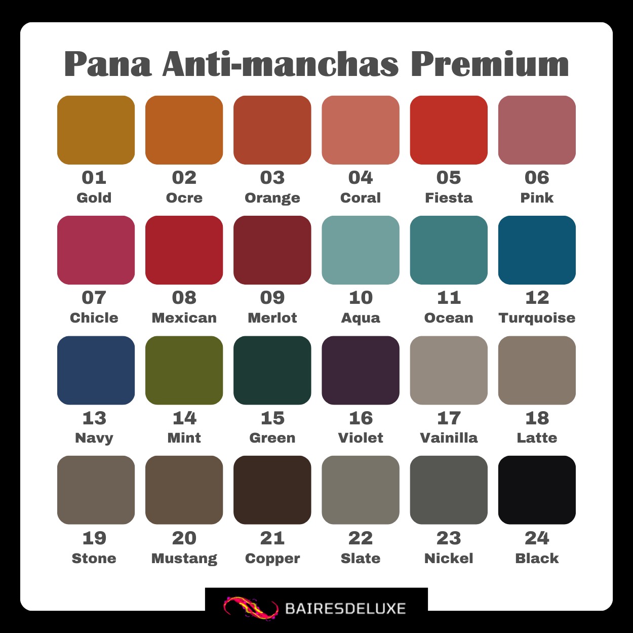 pana premiun nombres